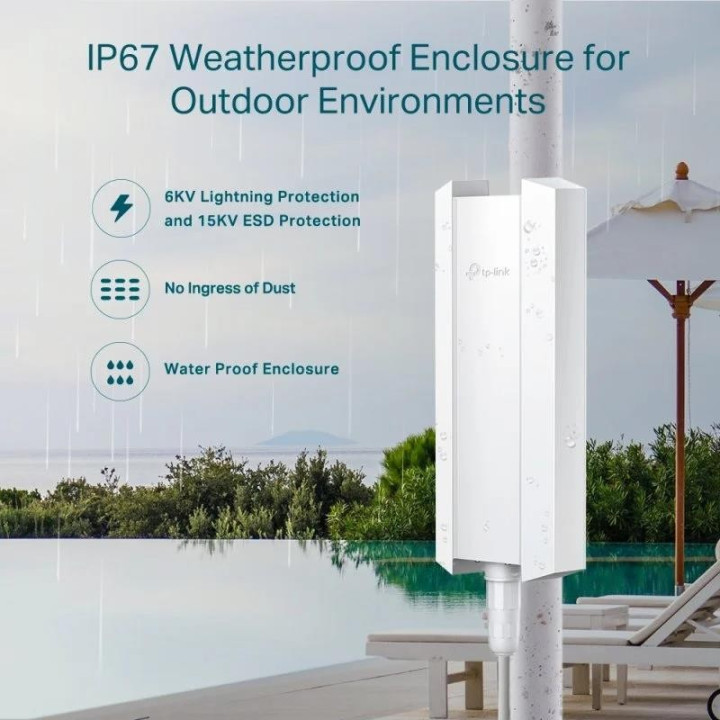 Access Point Tp-Link EAP650-OUTDOOR AX3000 Dual Band Wi-Fi 6