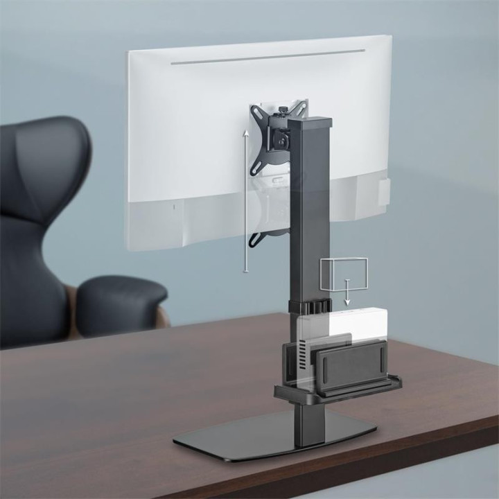 Soporte De Mesa Tv/monitor/mini PC Aisens 17-32 1 Brazo 8KG Black