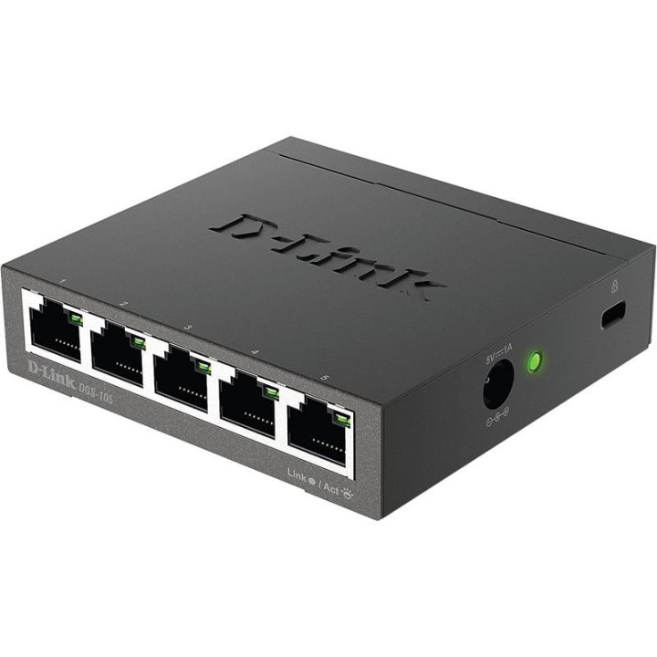 Switch D-Link Gigabit 5 Puertos DGS-105/E | InfoChen Canarias