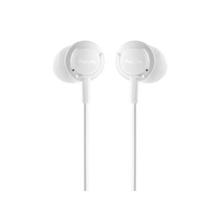 Auriculares + Microfono Ngs Cross Step In Ear USB-C White |