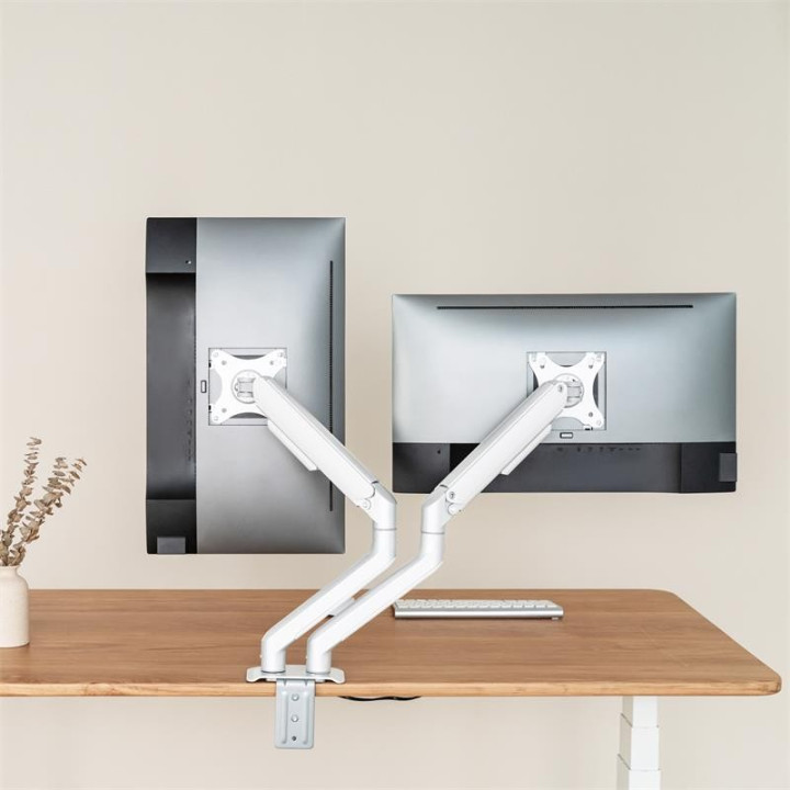 Soporte De Mesa Tv/monitor Tooq 17-32 2 Brazos White | InfoChen