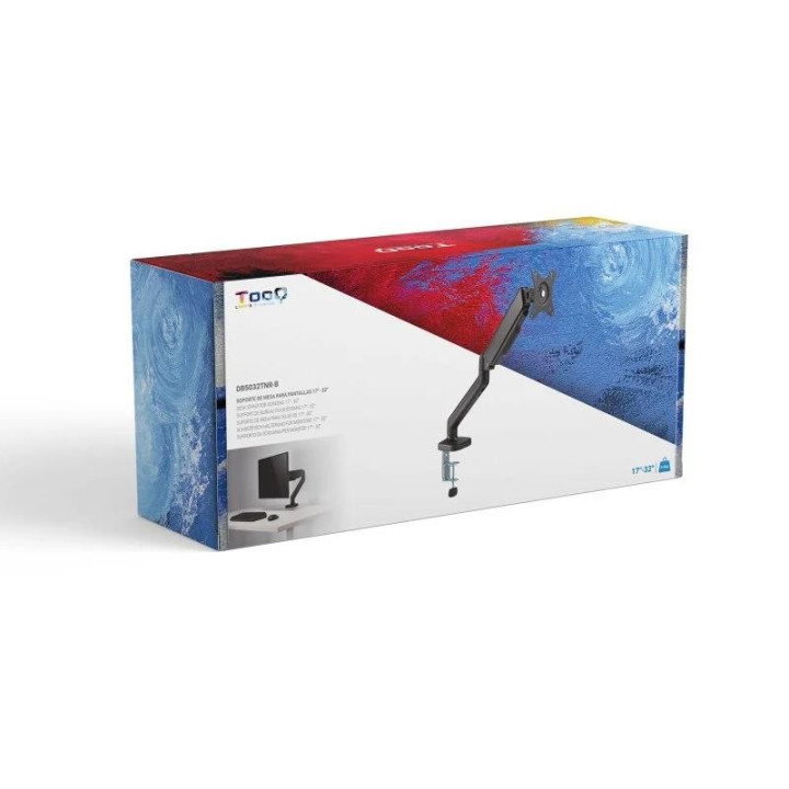 Soporte De Mesa TV Monitor Tooq Ergonomico Asistido 17-32 Black |