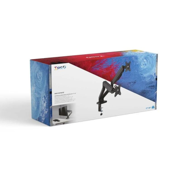Soporte De Mesa Tv/monitor Tooq DB5132TNR-B 17-32 2 Brazos
