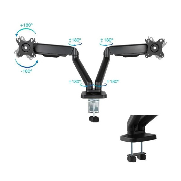 Soporte De Mesa Tv/monitor Tooq DB5132TNR-B 17-32 2 Brazos