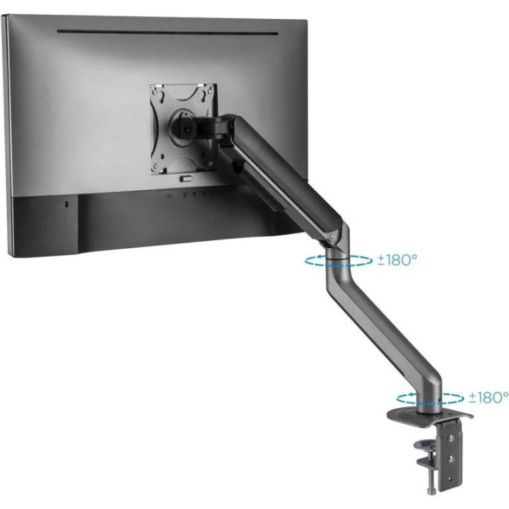 Soporte De Mesa TV Monitor Tooq Ergonomico Asistido 17-32