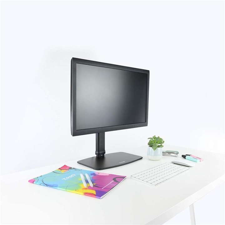 Soporte De Mesa TV Monitor Tooq Reg.altura Gir. Incl. 17-27 Black