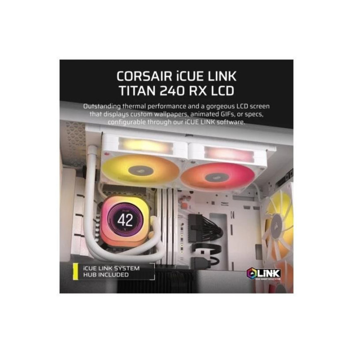 Refrigeracion Liquida CPU Corsair Icuelink Titan 240 Rx 240MM RGB