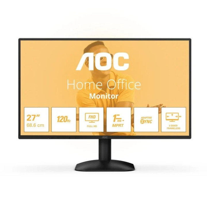 Monitor Aoc 27 IPS 120HZ 1MS VGA HDMI Black Adaptive Sync |