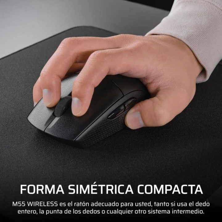 Raton Gaming Corsair M55 Slipstream Wireless Black | InfoChen
