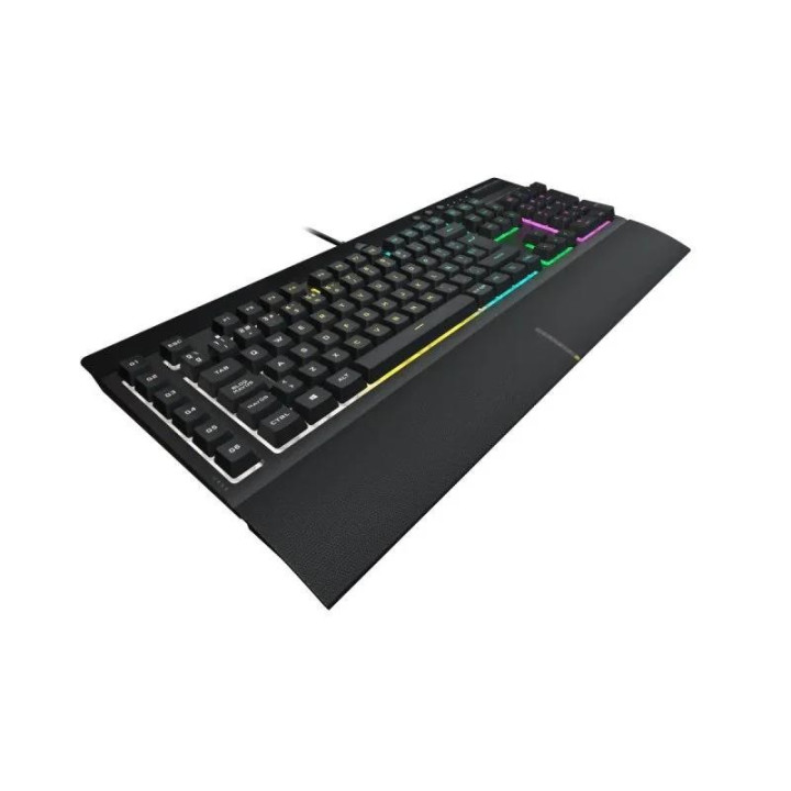 Teclado Gaming Corsair K55 Pro USB Icue RGB Black + Reposamuñeca