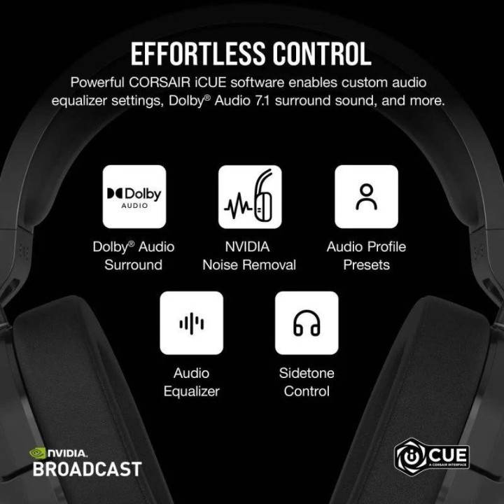 Auriculares + Microfono Corsair HS55 Gaming Headset Wireless Db