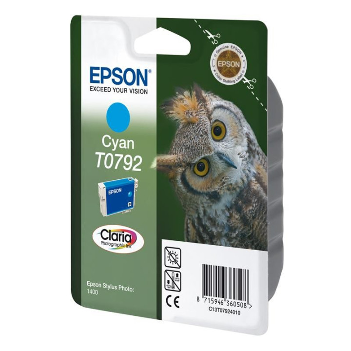 Tinta Epson C13T07924010 Photo T0792 | InfoChen Canarias