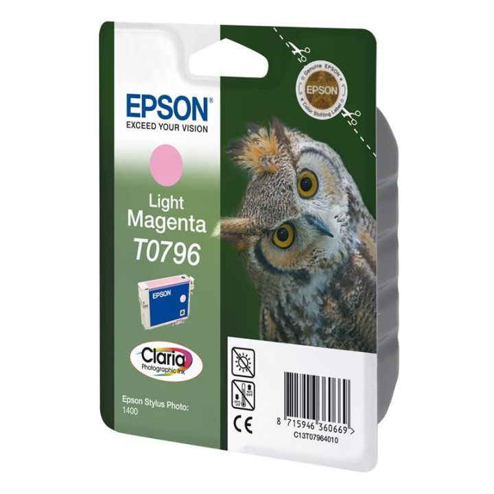 Tinta Epson C13T07964010 Light Magenta T0796 | InfoChen Canarias