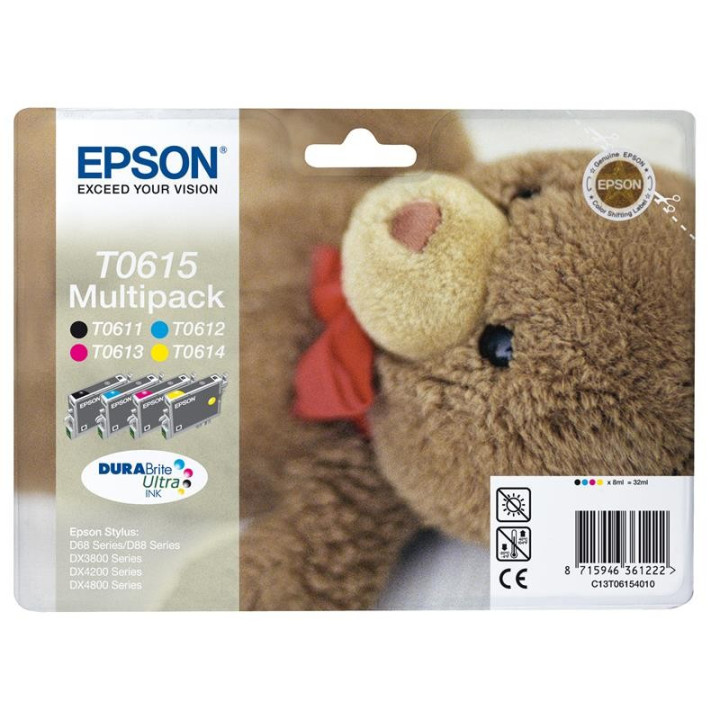 Tinta Epson C13T06154010 Multipack T0615 | InfoChen Canarias
