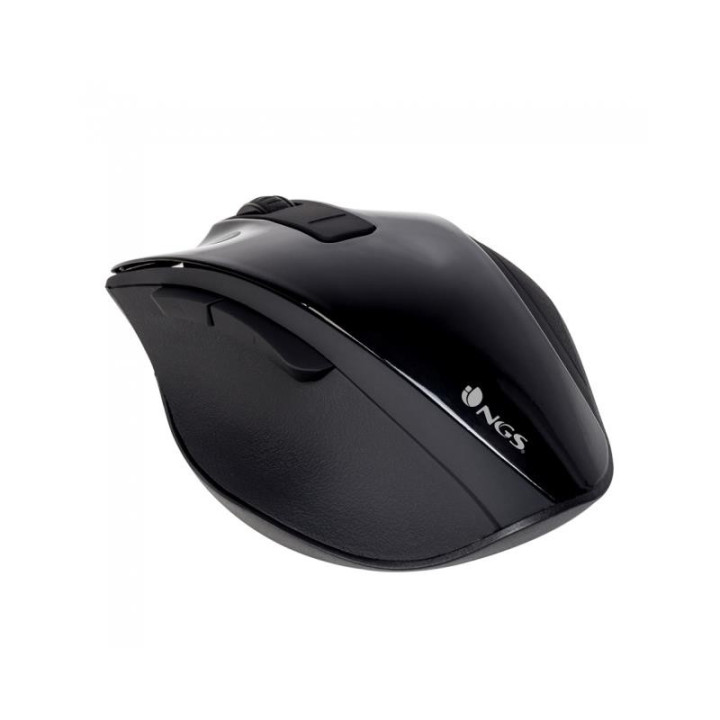 Raton Ngs Bow Optical Wireless 5 Botones Black | InfoChen