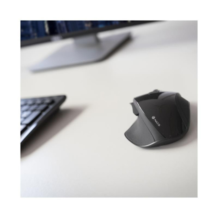 Raton Ngs Bow Optical Wireless 5 Botones Black | InfoChen