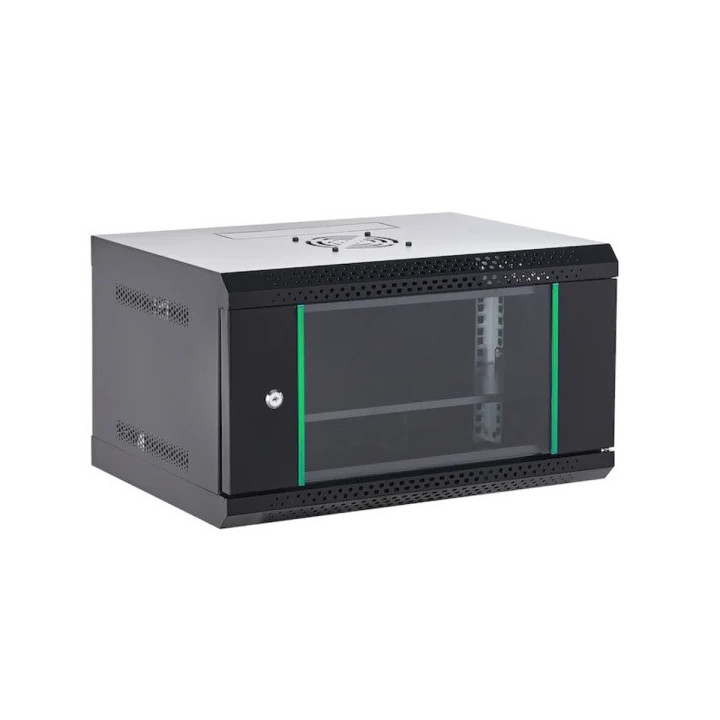 Armario Rack Powergreen 12U 60X45 + 1 Bandeja | InfoChen Canarias