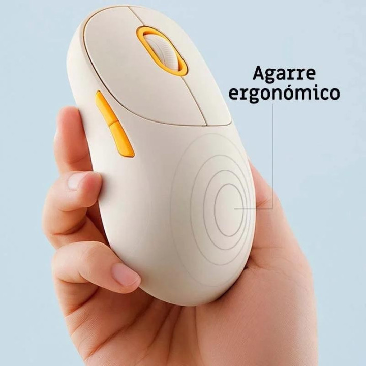 Raton Xiaomi Mouse 3 Wireless 1200DPI Pink | InfoChen Canarias
