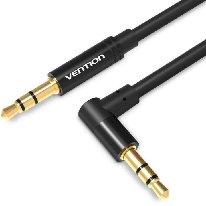 Cable Audio Vention Jack 3.5/M - Jack 3.5/M Acodado 1M Black |