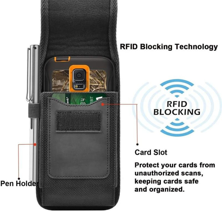 Funda Avpos Con Clip De Cinturon Pda/smartphone Hasta 6.8 |