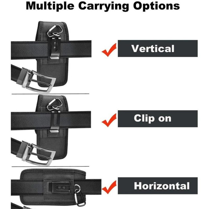 Funda Avpos Con Clip De Cinturon Pda/smartphone Hasta 6.8 |