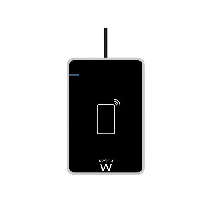 Lector De Tarjetas Ewent Dnie NFC Black | InfoChen Canarias