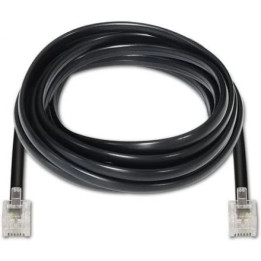Cable De Teléfono RJ11 2M Aisens Black | InfoChen Canarias