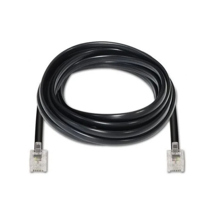 Cable De Teléfono RJ11 2M Aisens Black | InfoChen Canarias