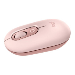 Raton Logitech Pop Mouse Wireless Bluetooth Rose | InfoChen