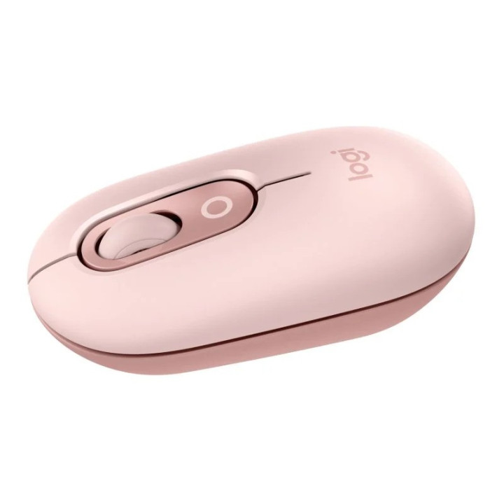Raton Logitech Pop Mouse Wireless Bluetooth Rose | InfoChen