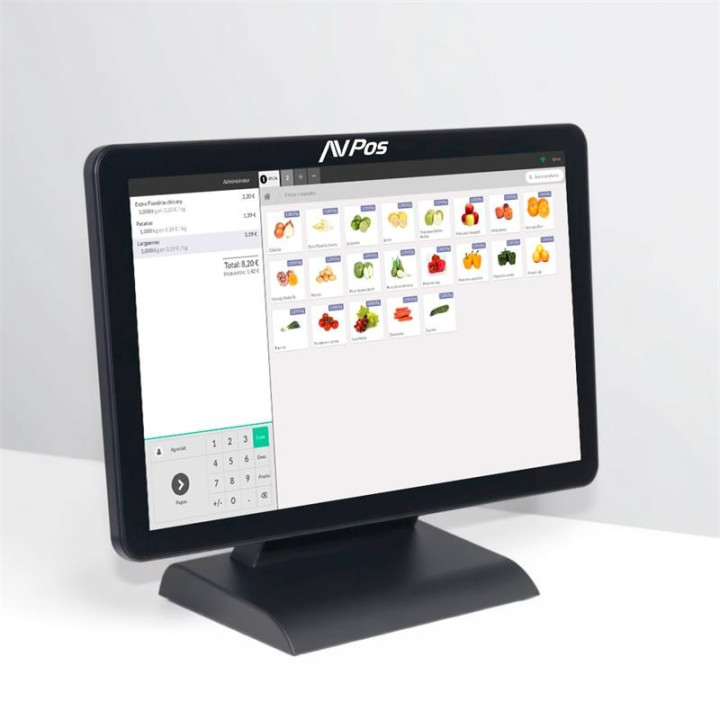 TPV Avpos K2000 15 Slim I3/8GB/M.2 128GB/WIFI/BLUETOOTH/LAN