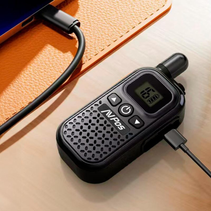 Walkie Talkie Avpos Comm X25 + Cable USB C 1YR Garantia |