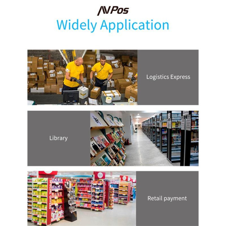 Lector Avpos Codigos 1D + 2D +qr BT230 Wireless 2.4 + Bluetooth +