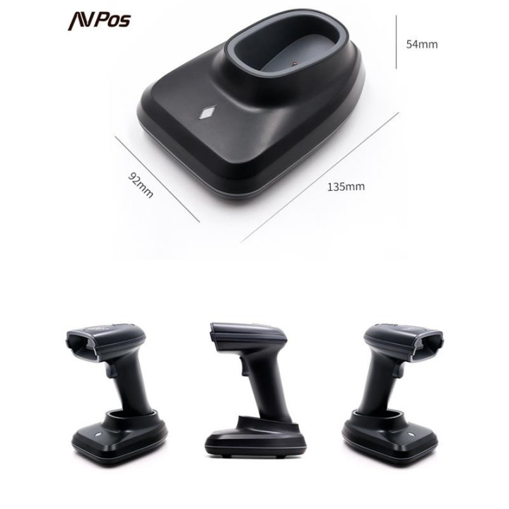 Lector Avpos Codigos 1D + 2D +qr BT230 Wireless 2.4 + Bluetooth +