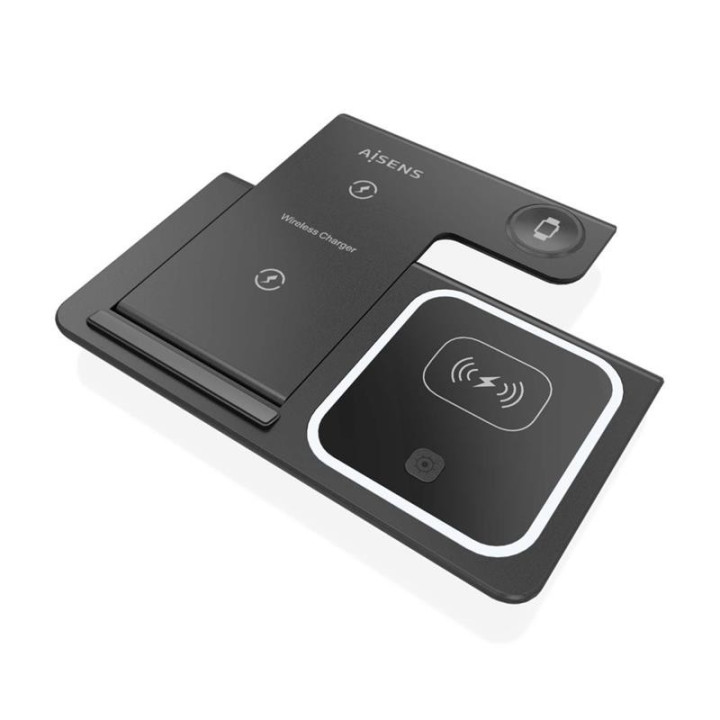 Base Cargador Aisens Smartphone/apple Watch/auriculares Wireless