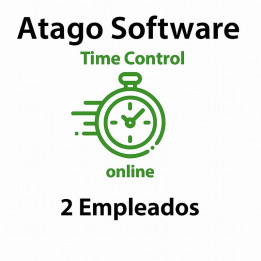 Time Control De Presencia Atago En La Nube 2 Empleados (( Anual