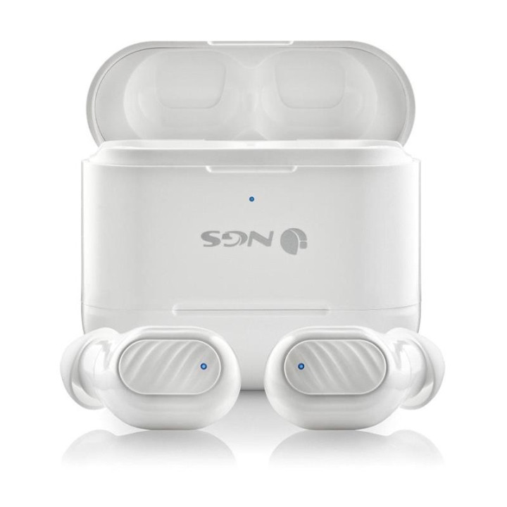 Auriculares Ngs Artica Duo Earphones Bluetooth Wireless White ((
