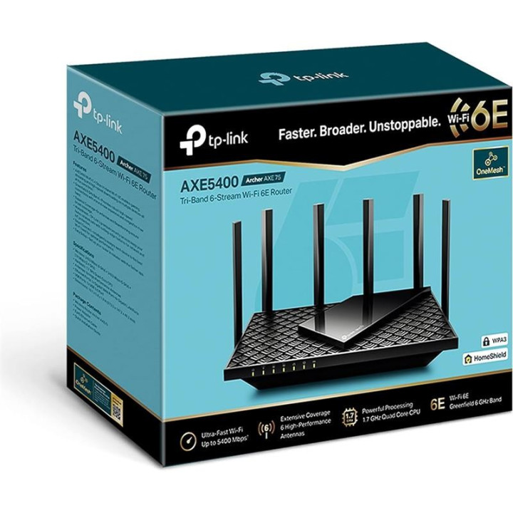 Wireless N Router Tp-Link Archer AXE75 WIFI 6E AX5400 | InfoChen