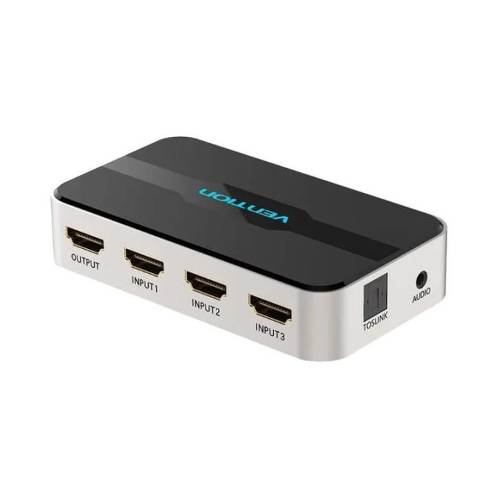 Duplicador Vention 3XHDMI Hembra - HDMI Macho X1 Audio