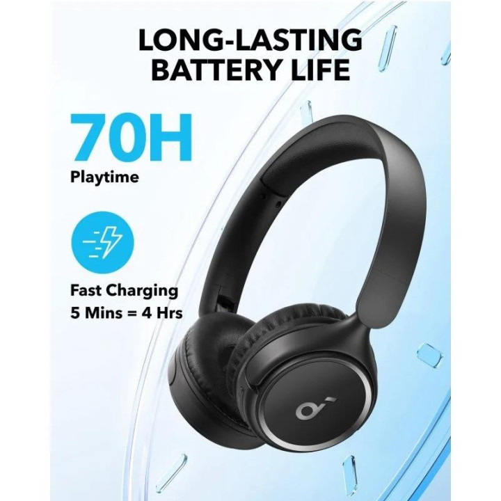 Auriculares Anker Soundcore H30I Wireless Bluetooth USB-C Black |
