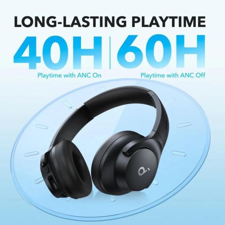Auriculares Anker Soundcore Q20I Wireless Bluetooth USB-C Black |