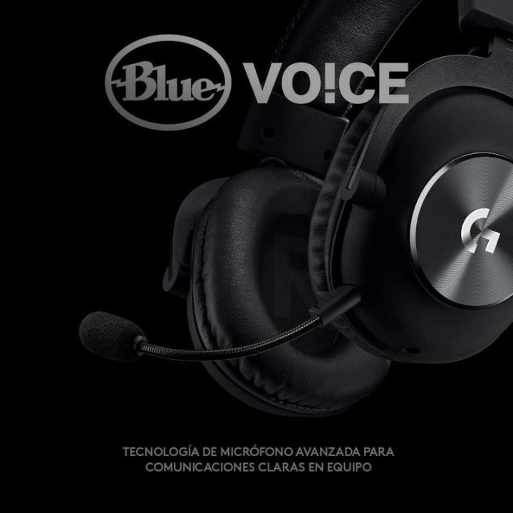 Auriculares + Microfono Logitech G Pro X USB Black | InfoChen