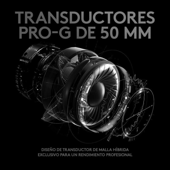Auriculares + Microfono Logitech G Pro X USB Black | InfoChen