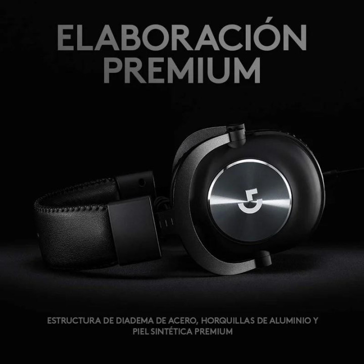 Auriculares + Microfono Logitech G Pro X USB Black | InfoChen