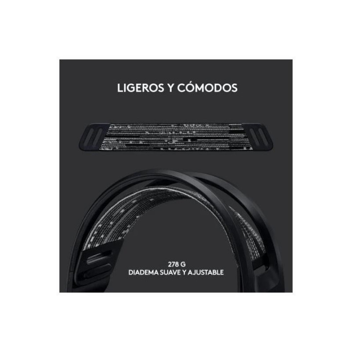 Auriculares + Microfono Logitech Gaming G733 RGB Wireless Black |