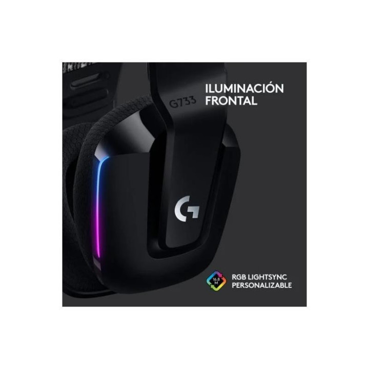 Auriculares + Microfono Logitech Gaming G733 RGB Wireless Black |