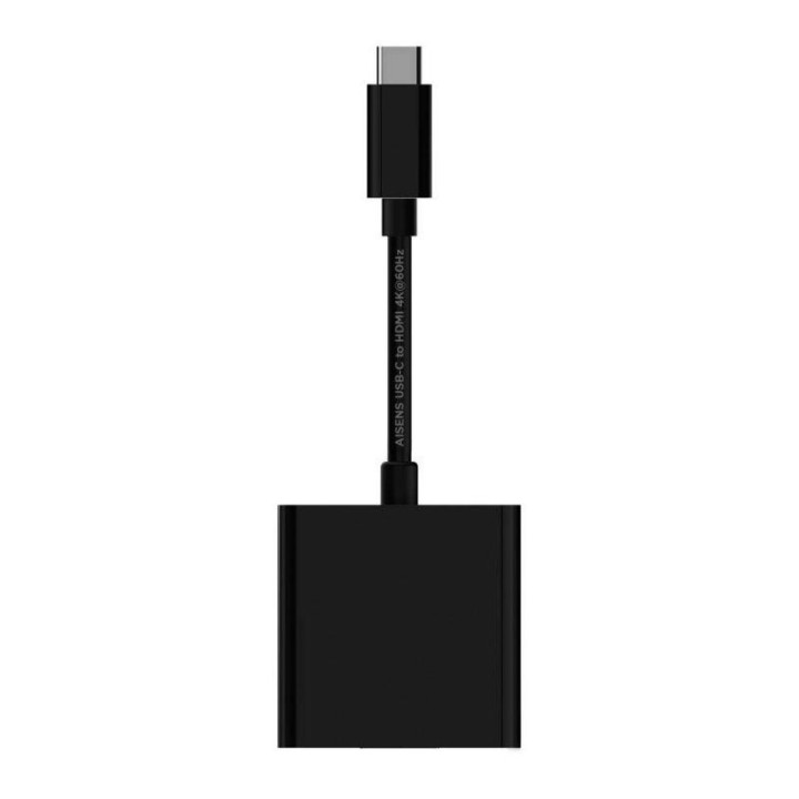 Adaptador Aisens USB-C - HDMI 15CM Black | InfoChen Canarias