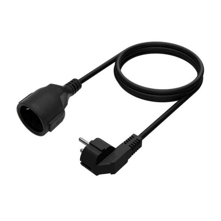 Cable Alargador Alimentacion Schuko PC Aisens 2M Black | InfoChen
