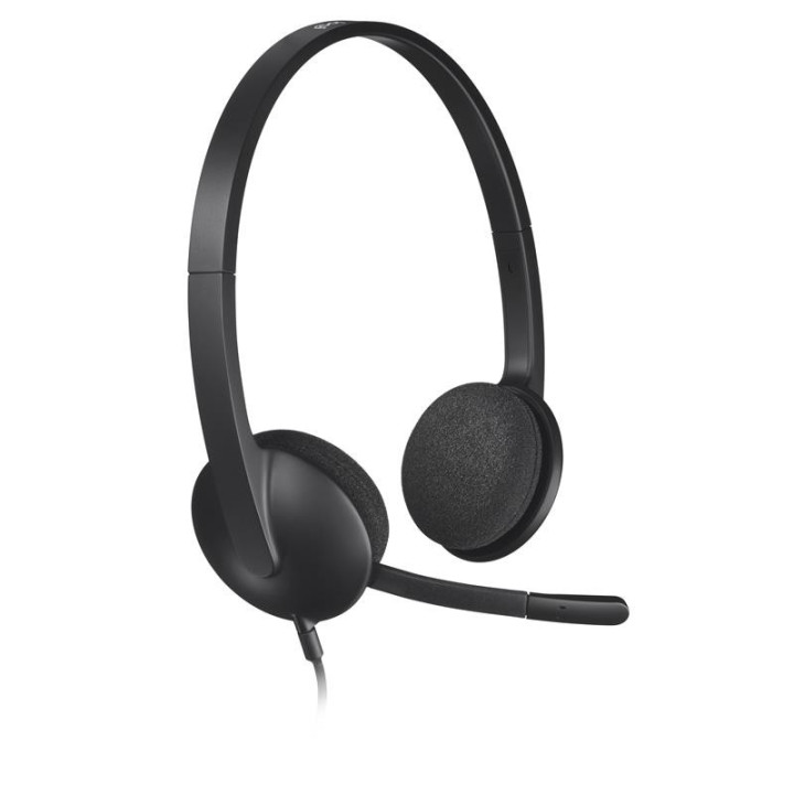 Auriculares+ Microfono Logitech H340 USB Black | InfoChen