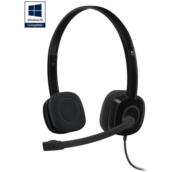 Auriculares + Microfono Logitech H151 Black | InfoChen Canarias